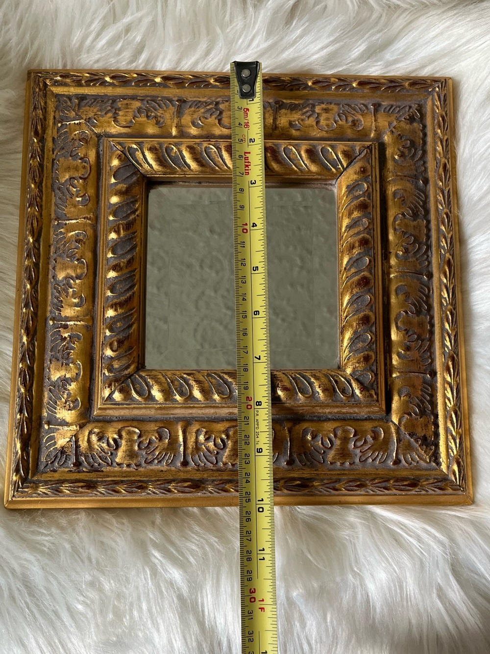 Pier 1 Gold Ornate Square Wall Mirror - Set of 2 - Picture 5 of 6